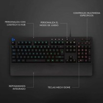 Keyboard Logitech G213 Prodigy Black Spanish Qwerty