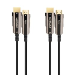 Câble HDMI NANOCABLE 10.15.2080 80 m Noir 4K Ultra HD 18 Gbps