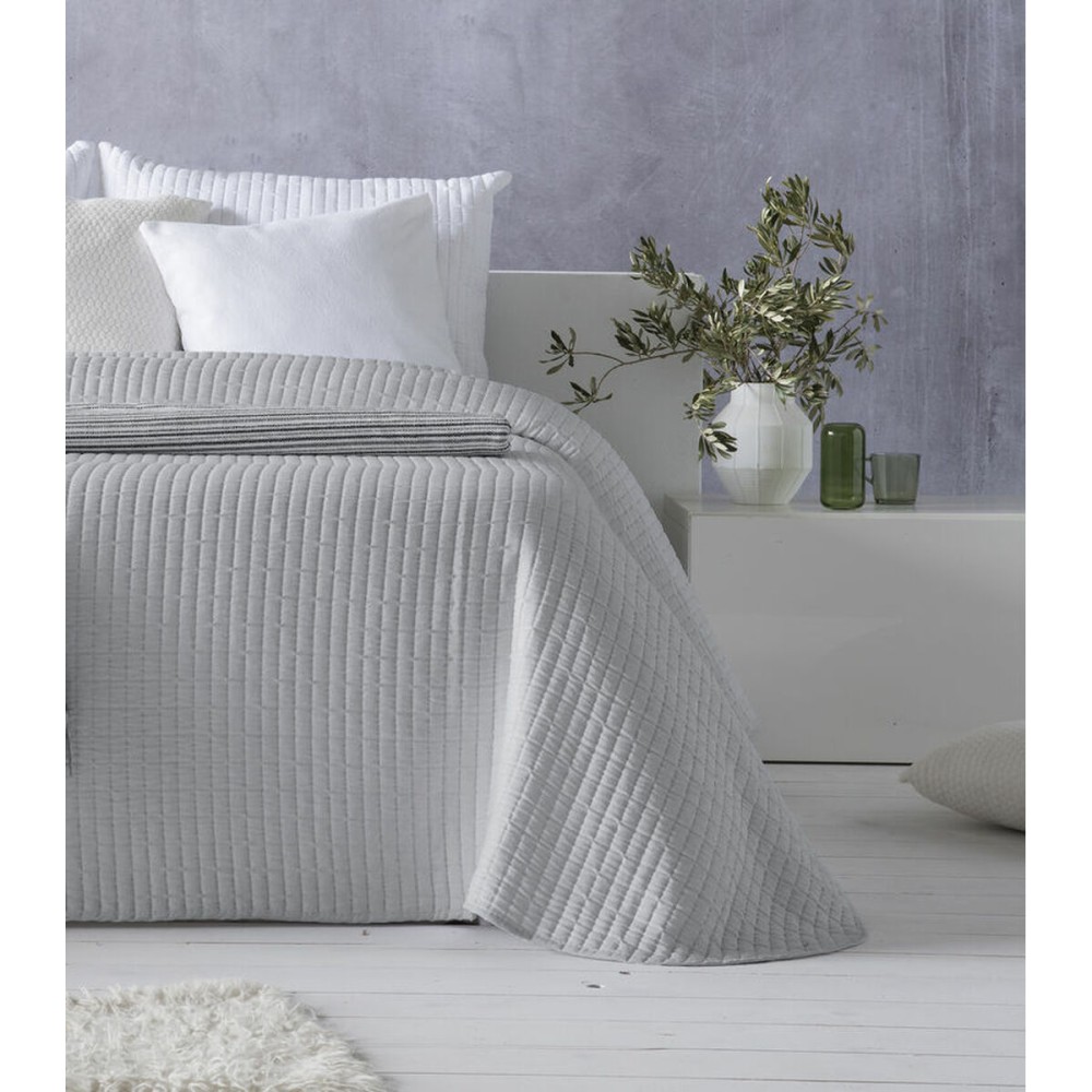 Bedspread (quilt) Hosteline AGNES Pearl Gray Single (1 Piece)