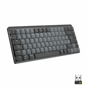 Clavier Bluetooth Logitech MX Mini Mechanical Noir Gris Qwerty US