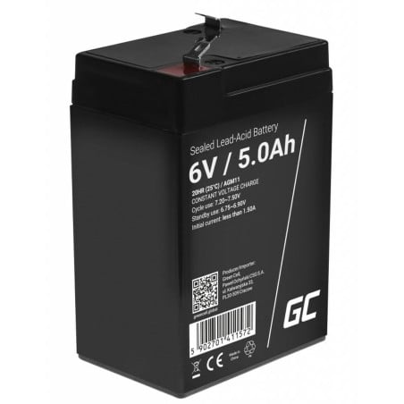 Batterie pour Système d'Alimentation Sans Interruption Green Cell AGM11 5 Ah 6 V