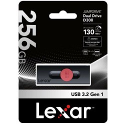 Clé USB Lexar DUAL Noir 256 GB