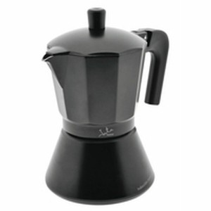 Italienische Kaffeemaschine JATA CFI6 Schwarz Aluminium 6 Tassen 1 L