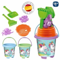 Set de jouets de plage Juinsa Licorne 20 x 41 cm