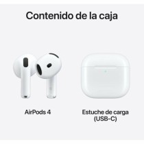 Casques avec Microphone Apple AirPods 4 Blanc