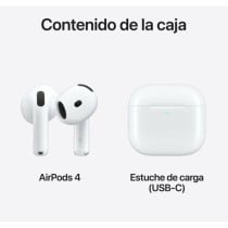 Headphones with Microphone Apple AirPods 4 White