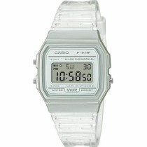 Activity-Armband Casio F-91WS-7EF Weiß Grau