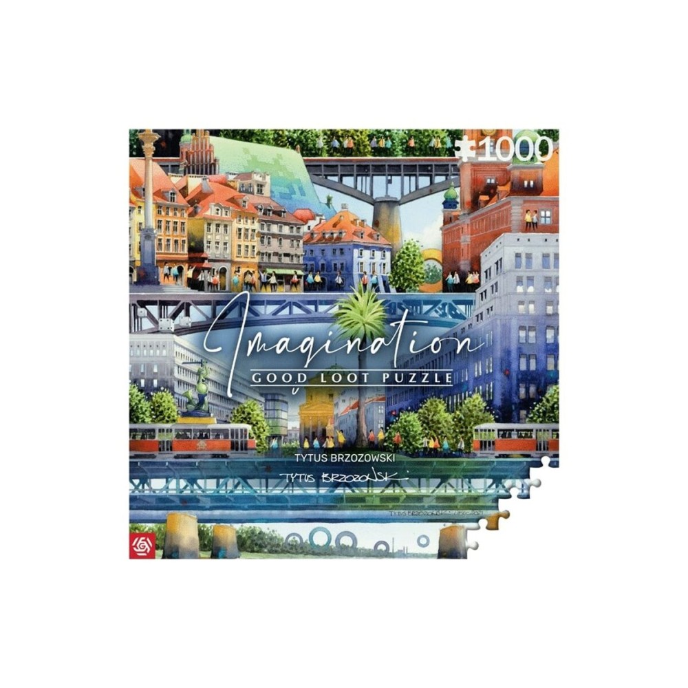 Puzzle Cenega Publishing Good Loot: Tytus Brzozowski Puentes de Varsovia 1000 Pieces