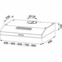 Conventional Hood Mepamsa Brisa Plus 60 cm 180 m³/h C Acero inoxidable