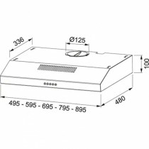 Hotte standard Mepamsa Brisa Plus 60 cm 180 m³/h C Acero inoxidable