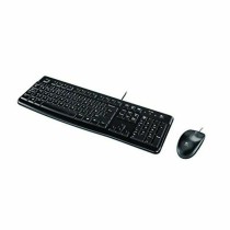 Keyboard and Mouse Logitech MK120 Black Spanish Qwerty