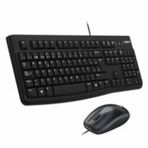 clavier et souris Logitech MK120 Noir Espagnol Qwerty