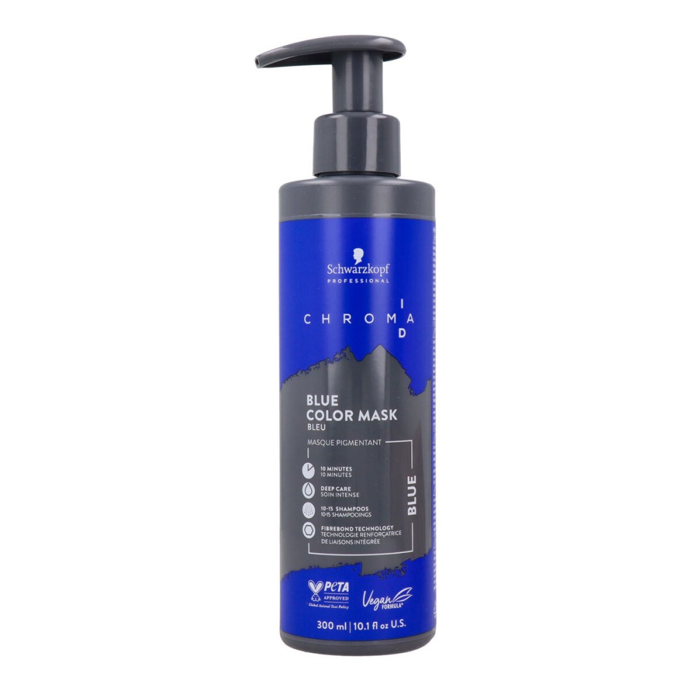 Semipermanente Färbemaske Schwarzkopf Igora Chroma Blau 300 ml