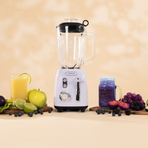 Standmixer Cecotec Power Black Titanium RetroBlue Hellblau