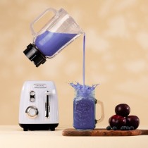 Standmixer Cecotec Power Black Titanium RetroBlue Hellblau