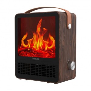 Chauffage Céramique Électrique Cecotec ReadyWarm 1500 Ceramic Flames Noir 1500 W