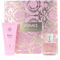 Women's Perfume Set Versace BRIGHT CRYSTAL EDT 2 Pieces