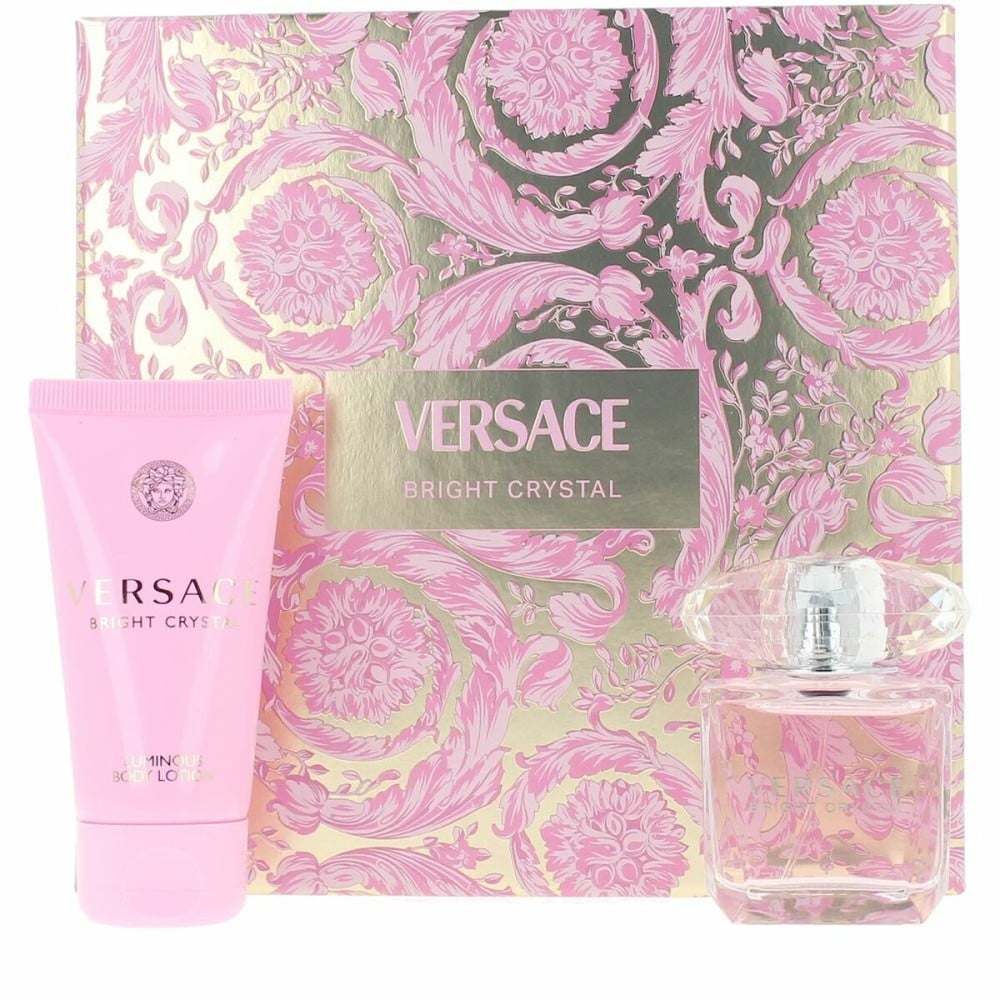 Set mit Damenparfüm Versace BRIGHT CRYSTAL EDT 2 Stücke