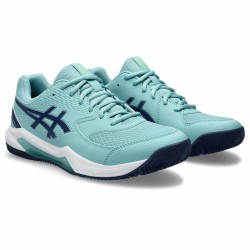 Adult's Padel Trainers Asics Gel-Dedicate 8 Turquoise Light Blue