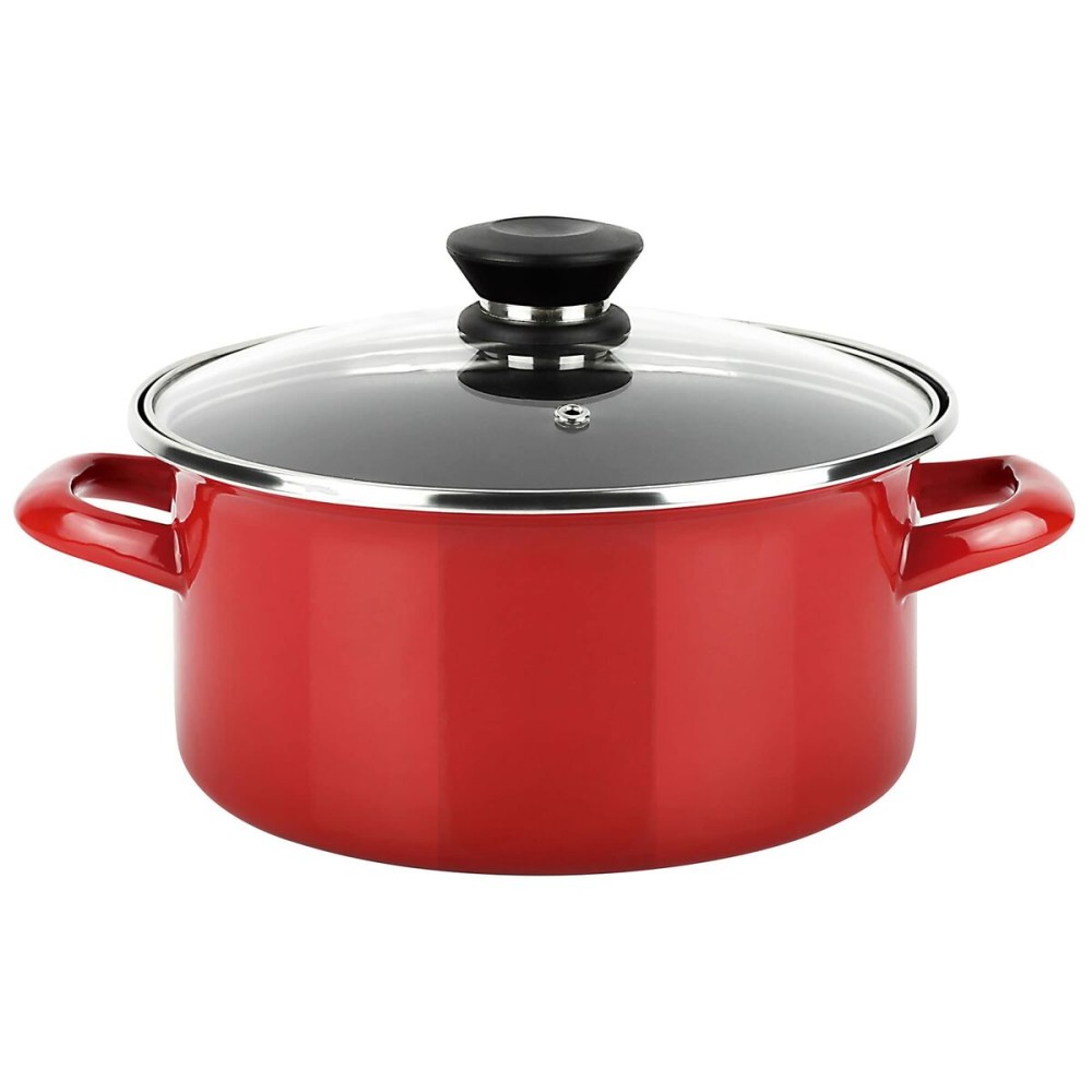 Casserole FAGOR Optimax Rouge Acier émaillé (Ø 20 x 10 cm)