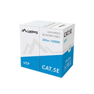 Câble Réseau Rigide UTP 5ème Catégorie Lanberg LCU5-11CC-0305-S Bobine 305 m