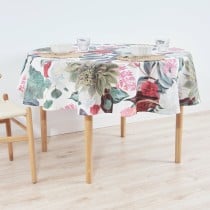 Stain-proof tablecloth Belum 0318-105 Multicolour Ø 140 cm Flowers