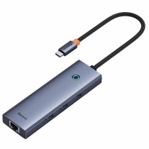 Hub USB Baseus Schwarz Grau (1 Stück)