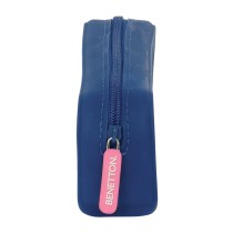 School Case Benetton Cool Navy Blue 18.5 x 7.5 x 5.5 cm