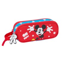 Zweifaches Mehrzweck-Etui Mickey Mouse Clubhouse Fantastic Blau Rot 21 x 8 x 6 cm