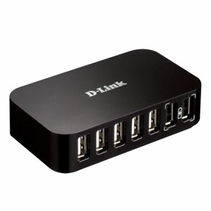 7-Port USB Hub D-Link DUB-H7 Schwarz