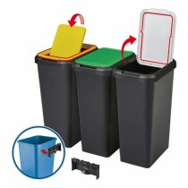 Recycling Waste Bin Tontarelli IN7309 (6 Units) (29,2 x 39,2 x 59,6 cm)