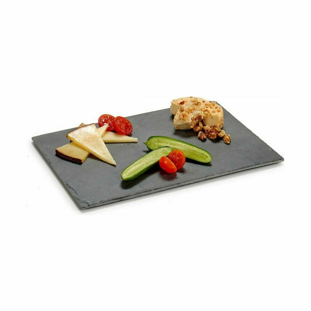 Snack tray Kinvara 551562 Black 30 x 0,5 x 20 cm (24 Units)