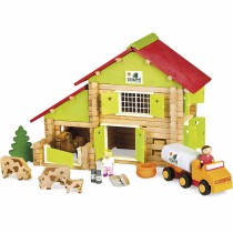 Playset Jeujura My Wooden Farm 180 Pieces