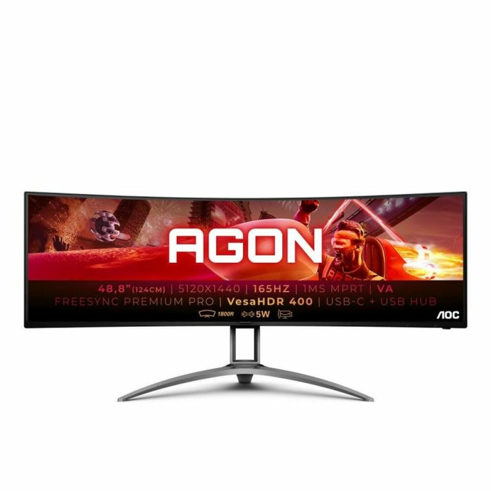 Écran AOC AG493UCX2 DQHD 165 Hz LED VA Flicker free NVIDIA G-SYNC 49"