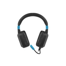 Headphones with Microphone Natec NFU-1584 Blue Black RGB