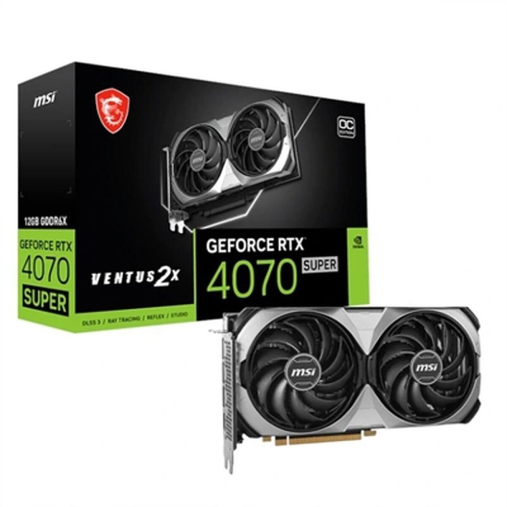 Carte Graphique MSI 912-V513-658 GEFORCE RTX 4070 12 GB GDDR6X