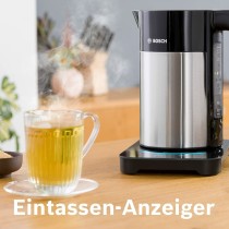 Wasserkocher BOSCH TWK7203 1,7 L Schwarz Grau Edelstahl 2200 W 1850 W 1,7 L