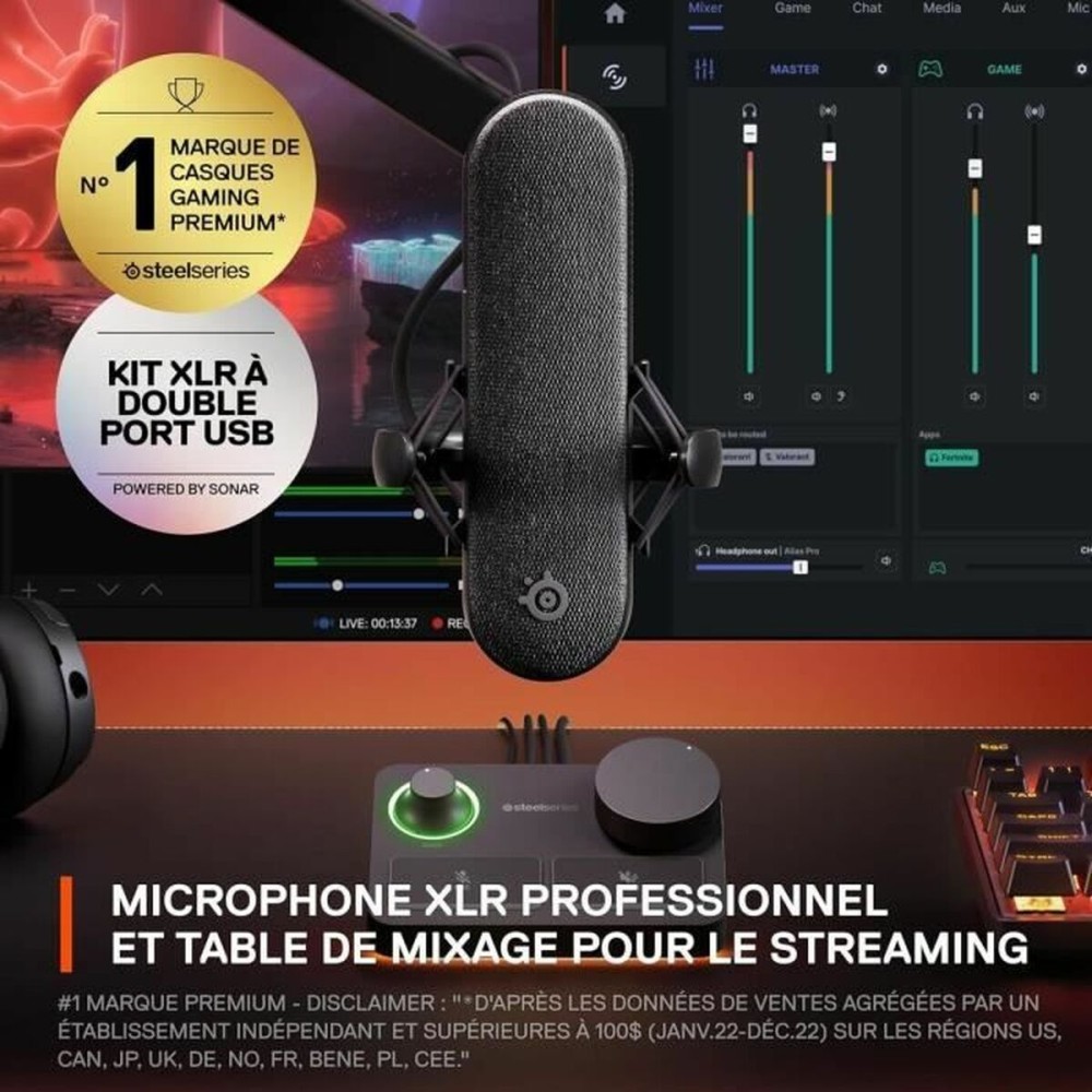 Microphone SteelSeries Noir