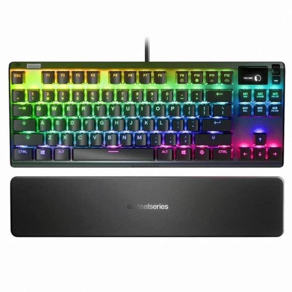 Gaming Tastatur SteelSeries Apex Pro TKL Schwarz Qwerty Spanisch Qwerty US