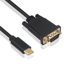 USB-C to VGA Adapter Ewent Black 1,8 m