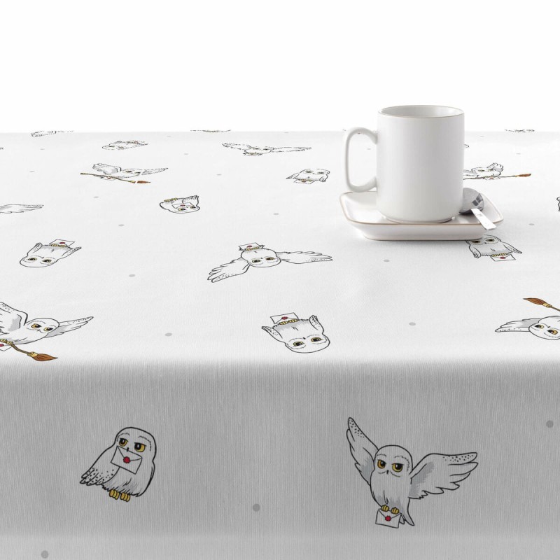 Stain-proof resined tablecloth Harry Potter Hedwig Multicolour 300 x 150 cm