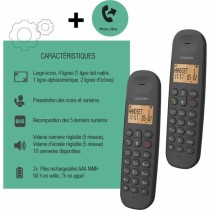 Téléphone fixe Logicom DECT ILOA 250 DUO Noir