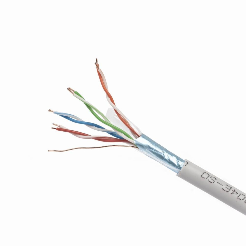 UTP Category 6 Rigid Network Cable GEMBIRD CAT5e FTP 100m Grey 100 m