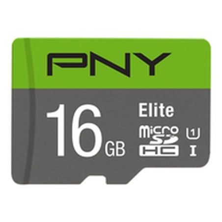 Micro SD Memory Card with Adaptor PNY P-SDU16GU185GW-GE Elite C10 16 GB