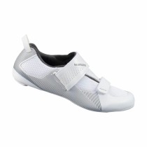 chaussures de cyclisme Shimano Tri TR501 Blanc Blanc/Gris