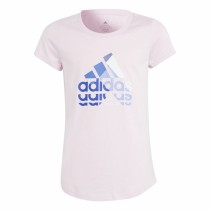 T shirt à manches courtes Enfant Adidas Graphic Rose