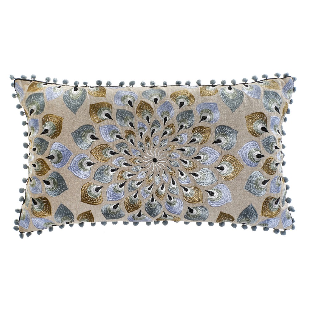 Coussin DKD Home Decor Bleu Beige 36 x 15 x 60 cm