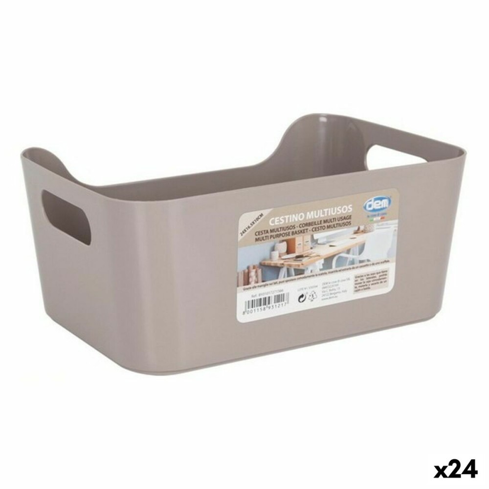 Multi-purpose basket Confortime 24 x 16,5 x 10 cm (24 Units)