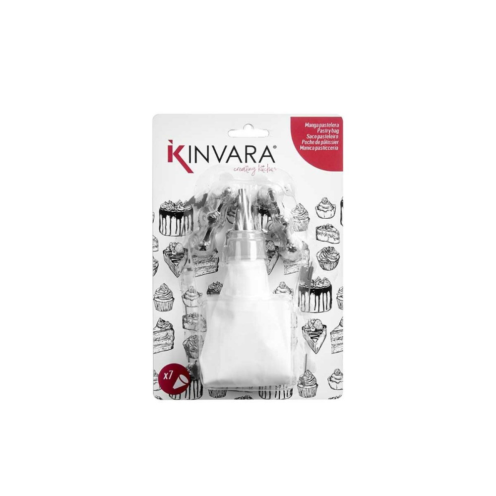 Pastry Bag Kinvara KT213109 White (12 Units)