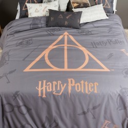 Bettdeckenbezug Harry Potter Deathly Hallows Bunt 175 Fäden 260 x 240 cm King size